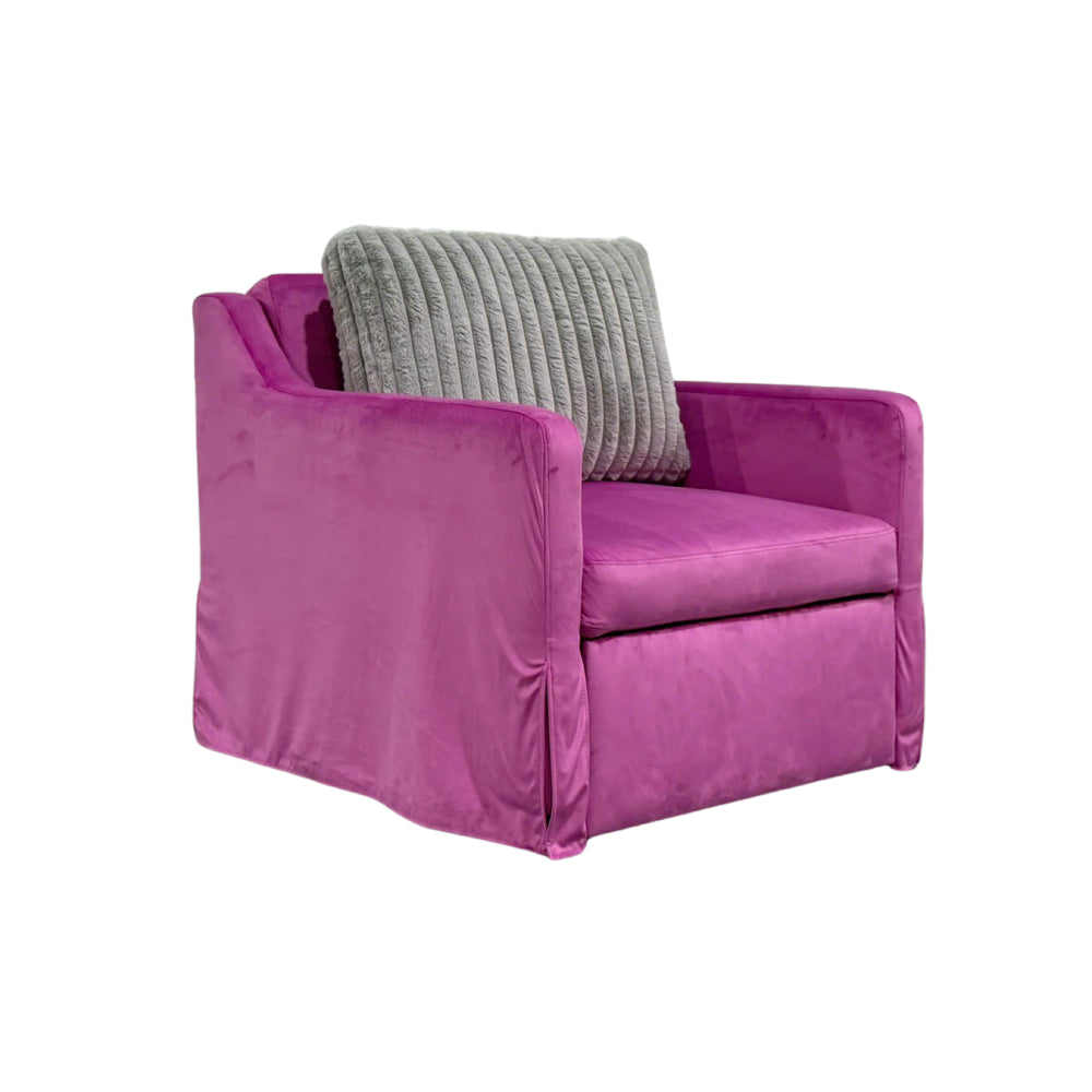 Milan Convertible Sleeper Armchair with Pillow by Best Home