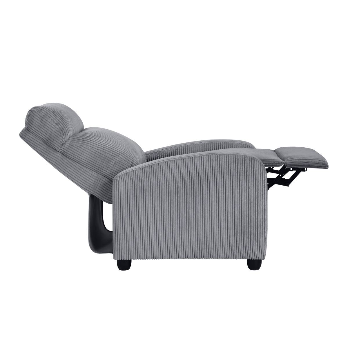 Parsons Urban Push Back Recliner by Homelegance - Gray