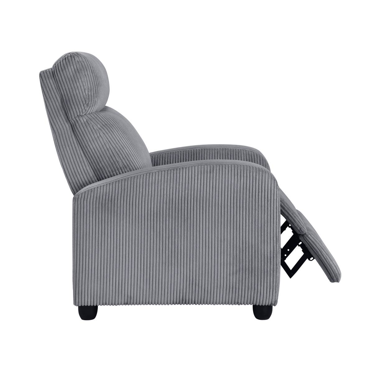Parsons Urban Push Back Recliner by Homelegance - Gray