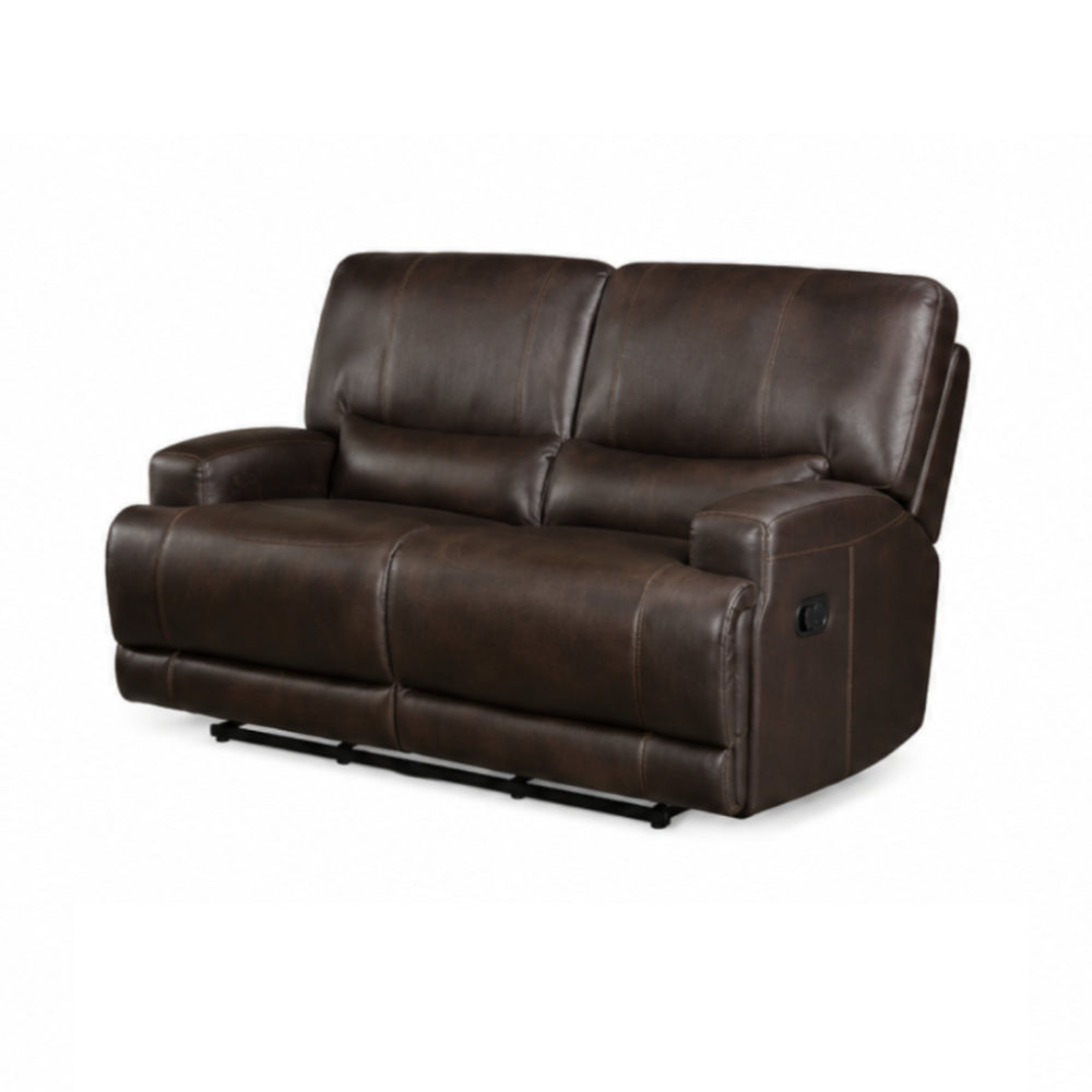 Aarhus Espresso Power Motion Sofa with Love Seat by Lifestyle - Brown