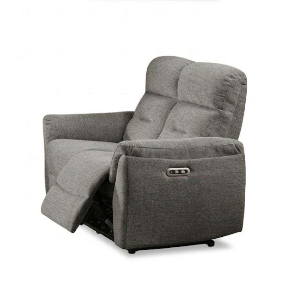Joan Power Sofa + Loveseat with USB by Acme Furniture - Gray