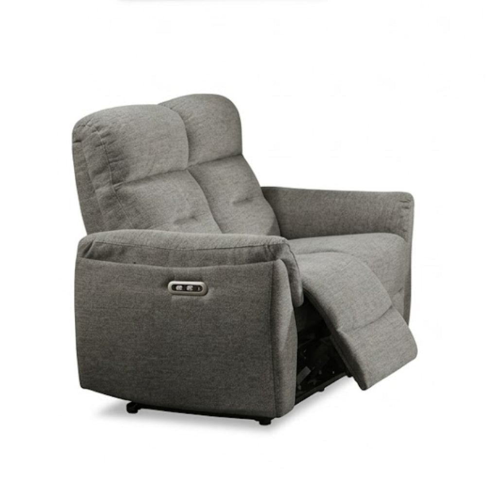 Joan Power Sofa + Loveseat with USB by Acme Furniture - Gray