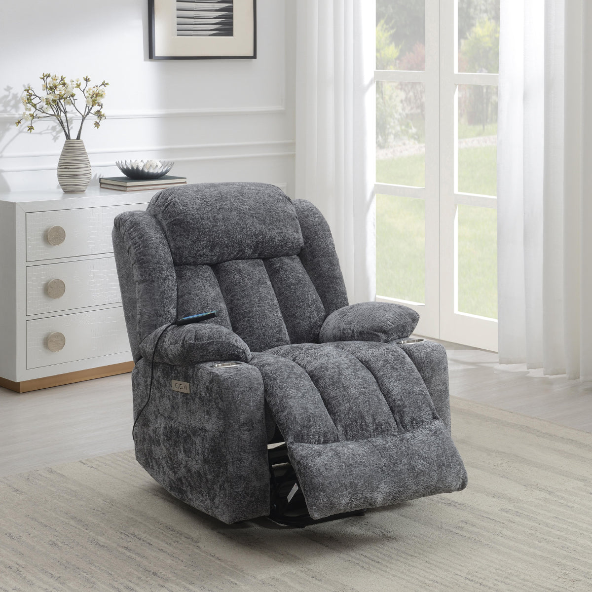 Orion Power Recliner with Lift, Massage and Heating