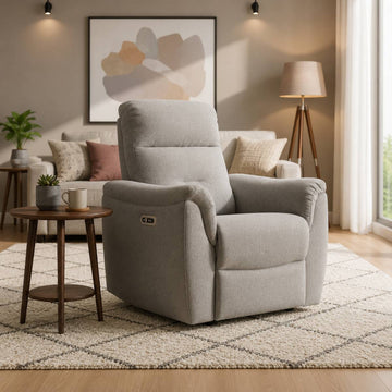 Joan Power Recliner by Acme Furniture - Gray