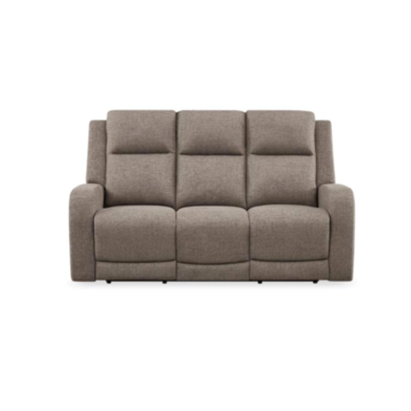 Milan Dual Power Reclining Sofa by Man Wah - Gray