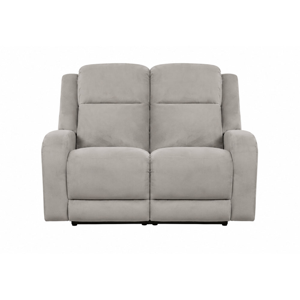 Napoli Sofa, Loveseat and Recliner Chair Set by Best Home - Gray