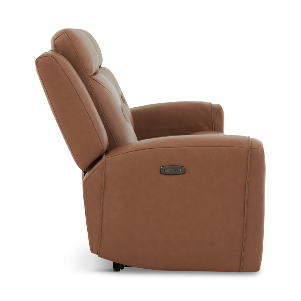 Edna Power Motion Sofa with Loveseat by Best Home - Brown