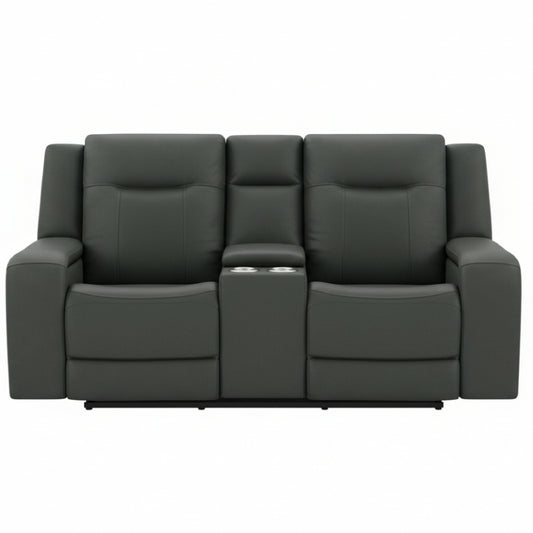 Blum Power Dual Reclining Loveseat by Best Home - Black