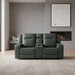Blum Power Dual Reclining Loveseat by Best Home - Black