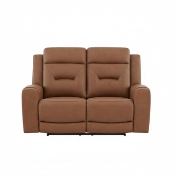 Edna Power Reclining Loveseat by Best Home - Brown