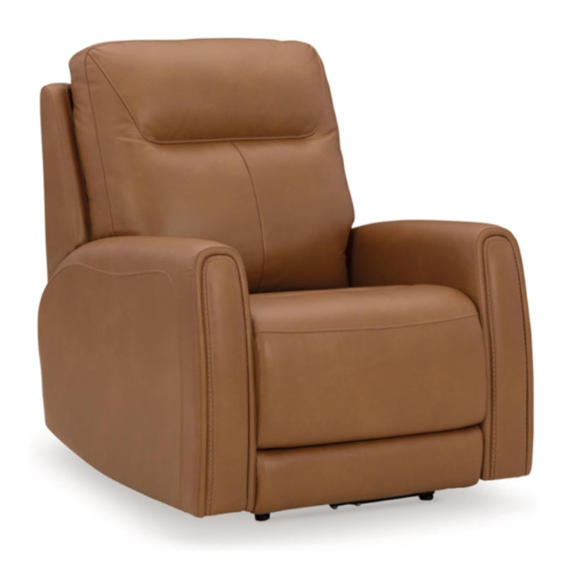 Edna Power Recliner with Side Control by Kuka - Brown