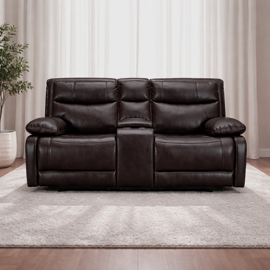 Toledo Loveseat by Best Home - Brown