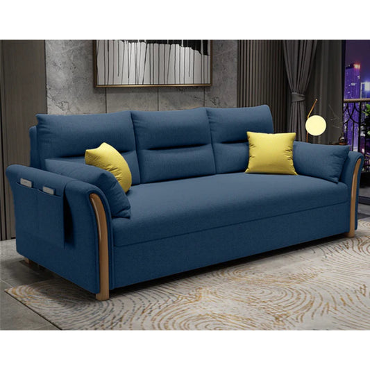 32" Sofa with Sleeper by Best Home - Blue