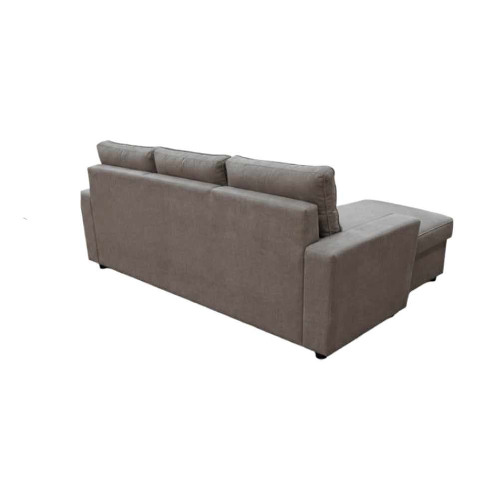Malibu Pull Out Sofa and Chaise with Storage by Best Home - Gray