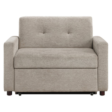 Noah 36.7" Convertible Sleeper Chair by Steve Silver Company - Gray