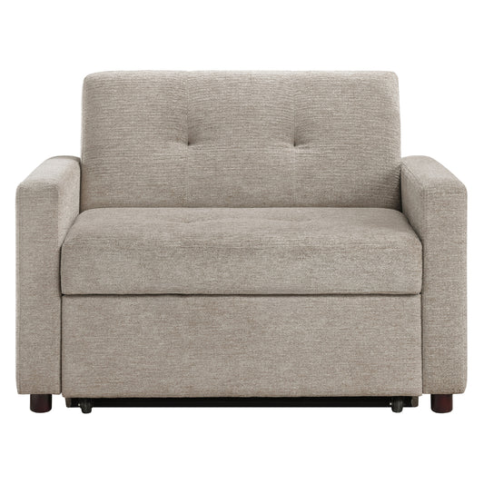 Noah Convertible Sleeper Chair by Steve Silver Company - Gray