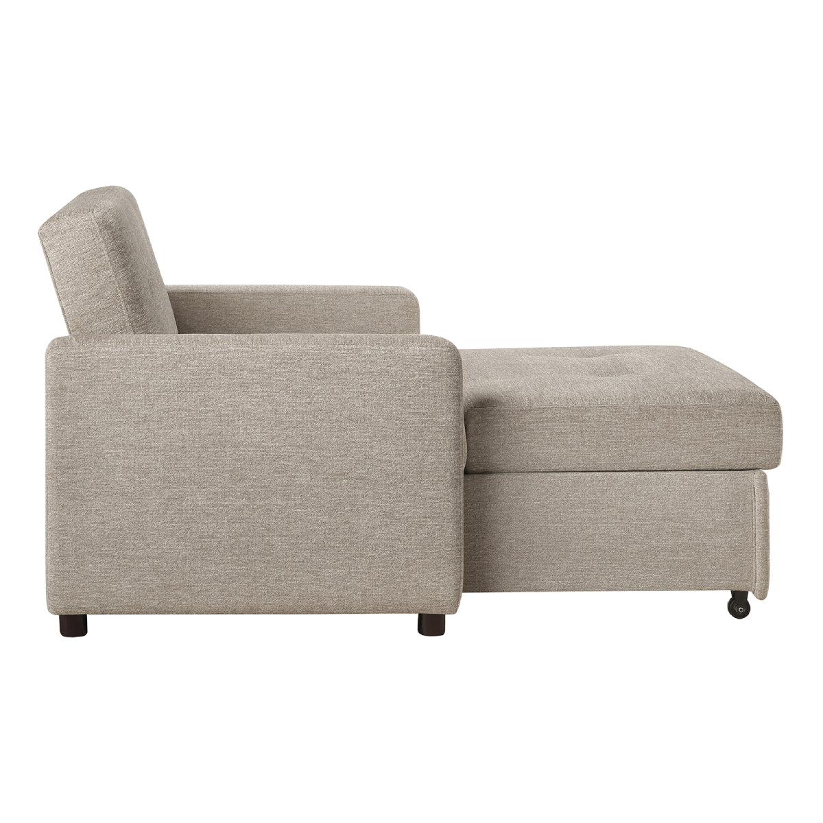 Noah Convertible Sleeper Chair by Steve Silver Company - Gray