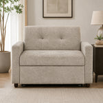 Noah 36.7" Convertible Sleeper Chair by Steve Silver Company - Gray