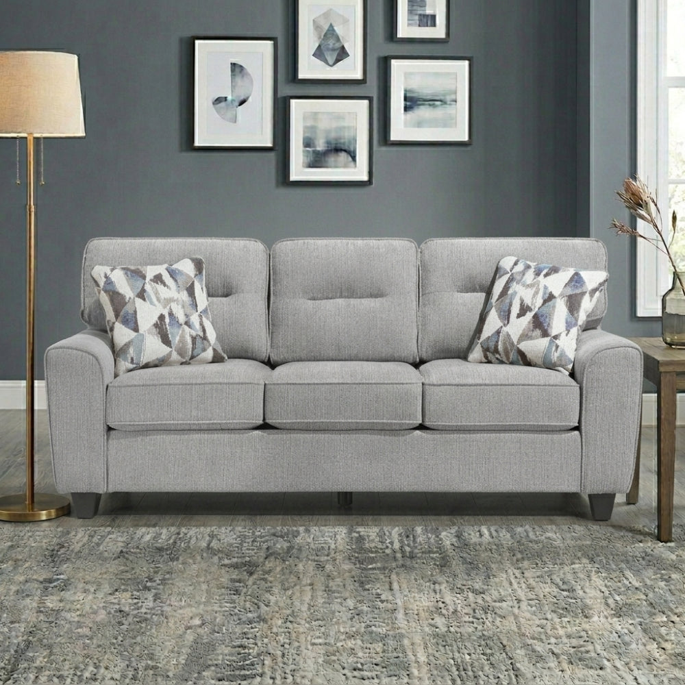 Vival 84" Sofa with Decorative Pillows by Homelegance