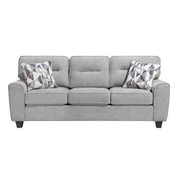 Vival 84" Sofa with Decorative Pillows by Homelegance
