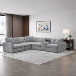 Avalon Cloud Sectional Sofa Set with Speaker by Lifestyle - Gray