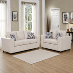 Amalfi Sofa and Loveseat by Arely Furniture - Beige