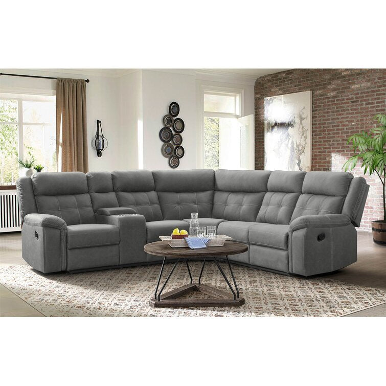 3 Piece Sectional by Best Home - Gray