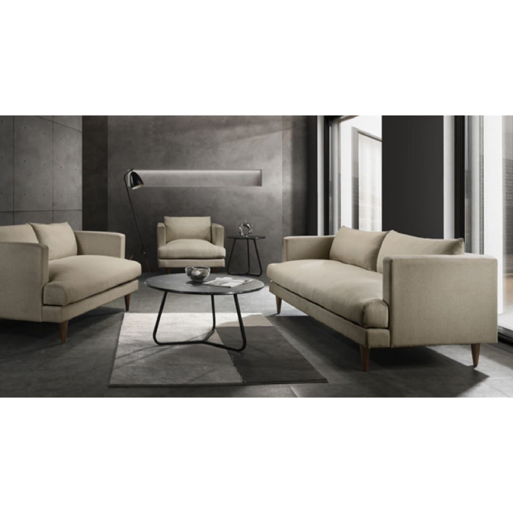 Sofa and Loveseat Set with Pillows by Best Home - Beige