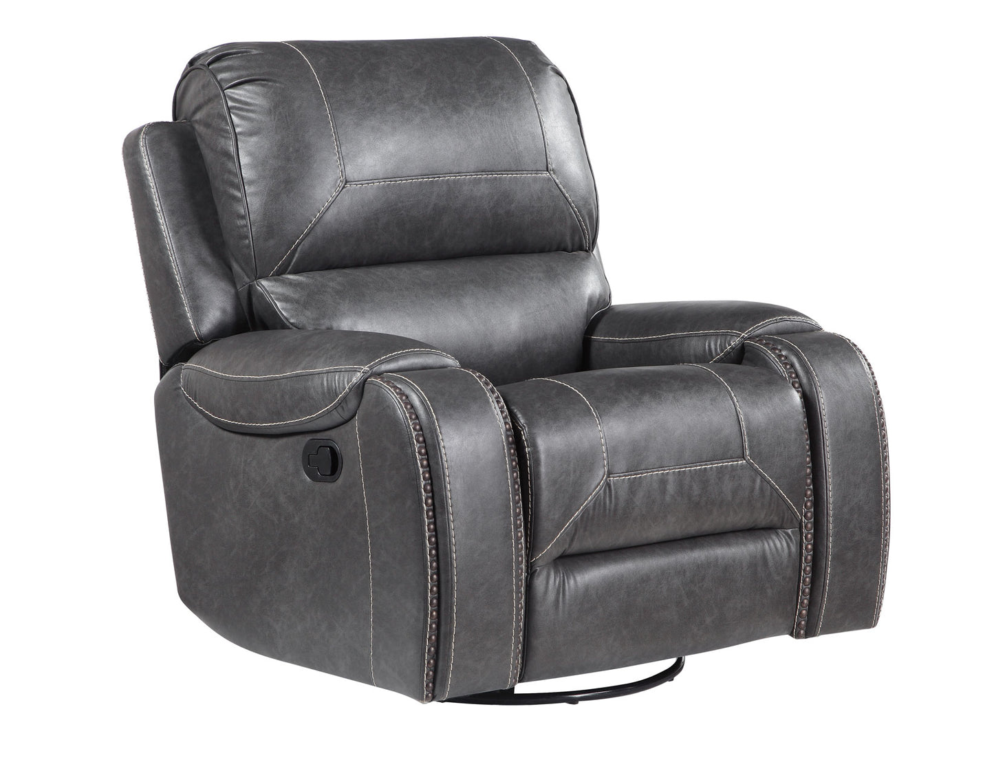 Bundle: Keily Manual Motion Swivel Glider Recliner Chair + JBL Flip 6 Portable Speaker