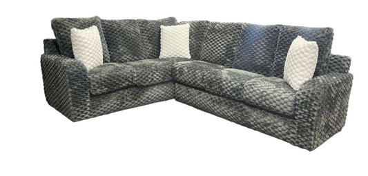 Kendall Sectional Corduroy - Grey