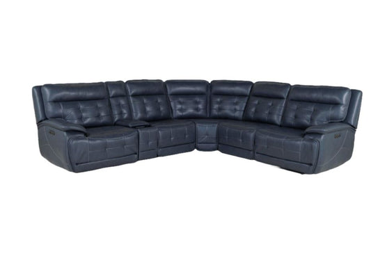 Kelron Sectional - Dark Blue