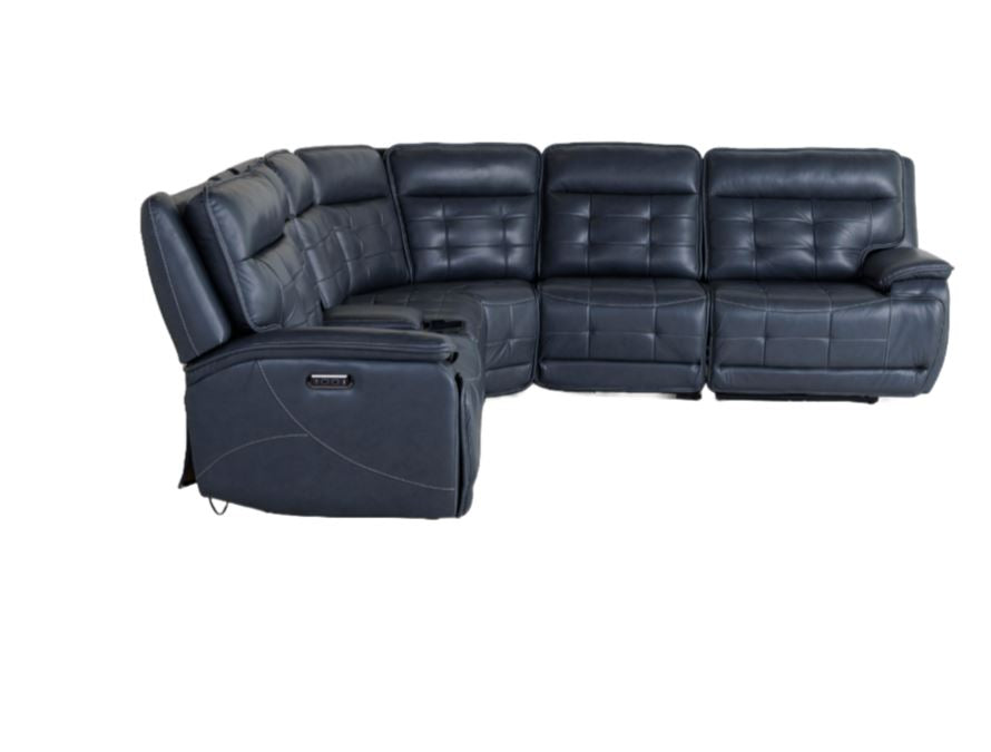 Kelron Sectional - Dark Blue