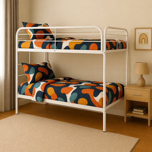 Twin Size Bunk Bed by Tamex - White