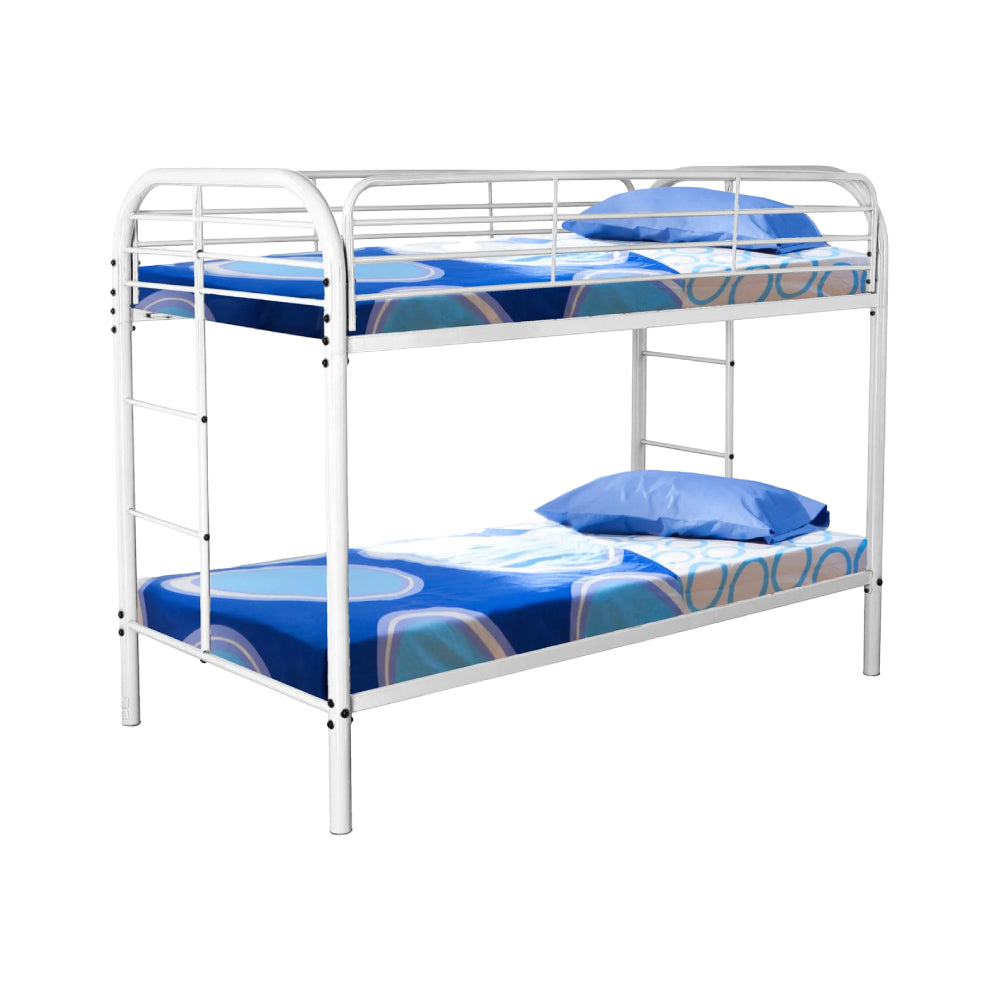 Twin Size Bunk Bed by Tamex - White