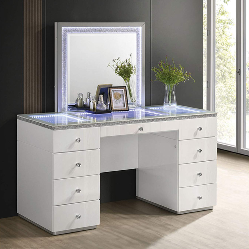 Holm Vanity Set by Furniture of America - White