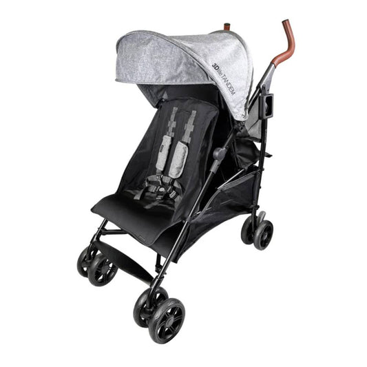 Ingenuity 3Dlite Tandem Convenience Double Stroller- Black