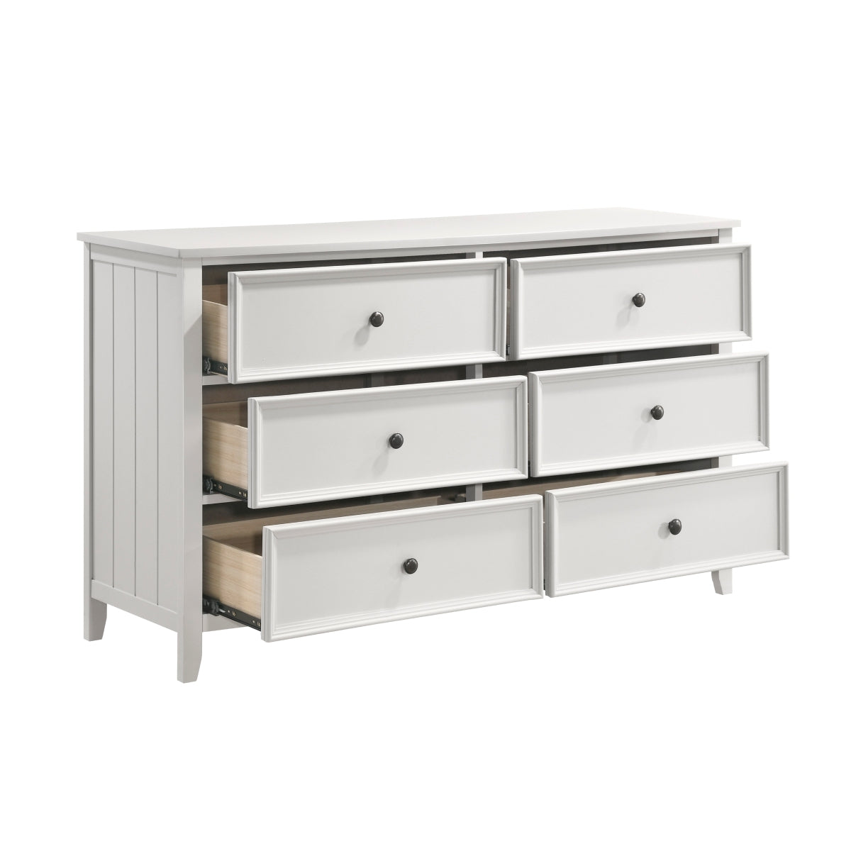 Denver Dresser with 6-Drawers by Homelegance - White