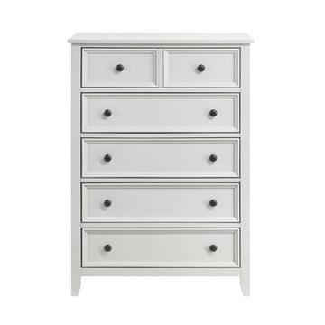 Denver Chest with 5-Drawers by Homelegance - White