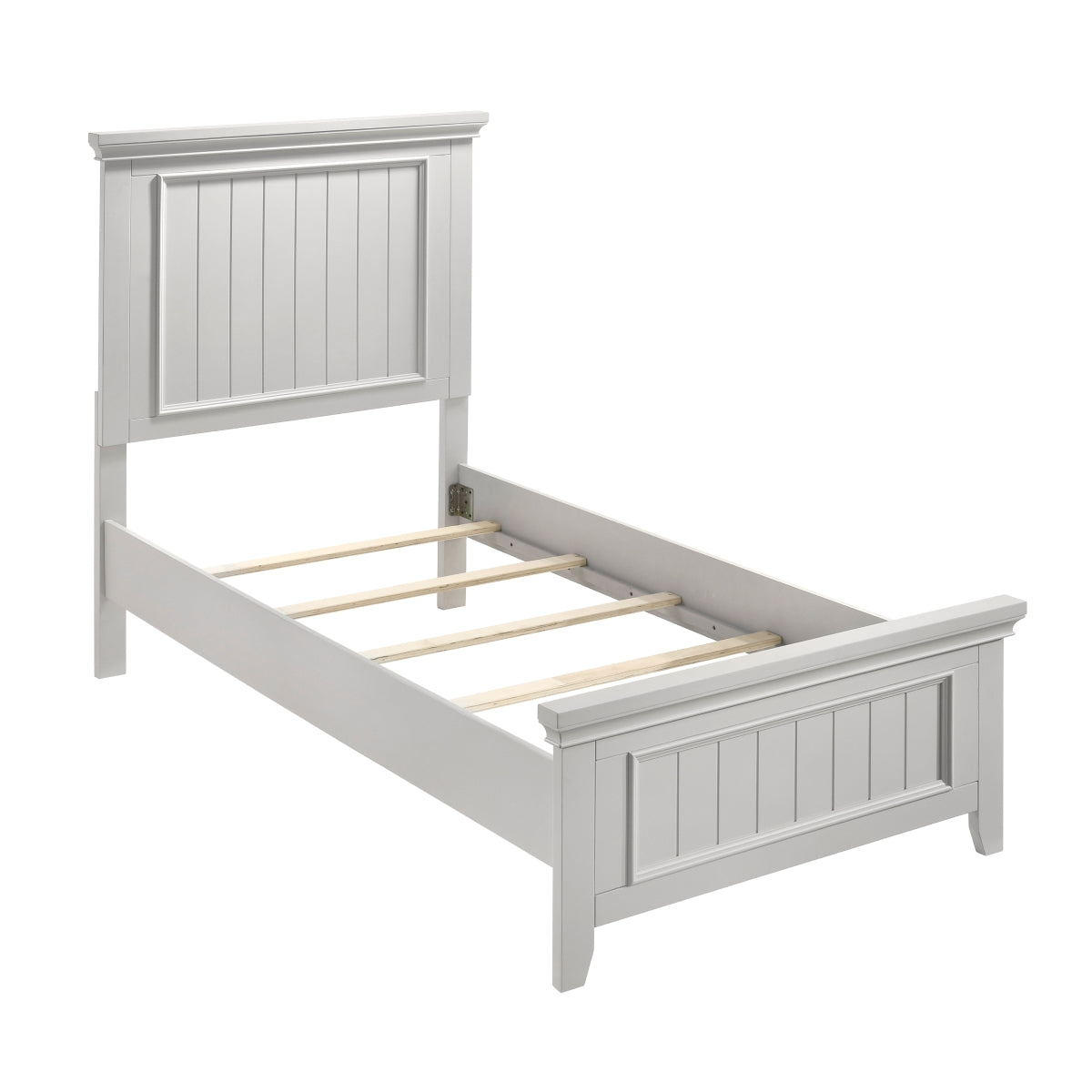 Denver Twin Size (4-Piece) Bedroom Set by Homelegance - White
