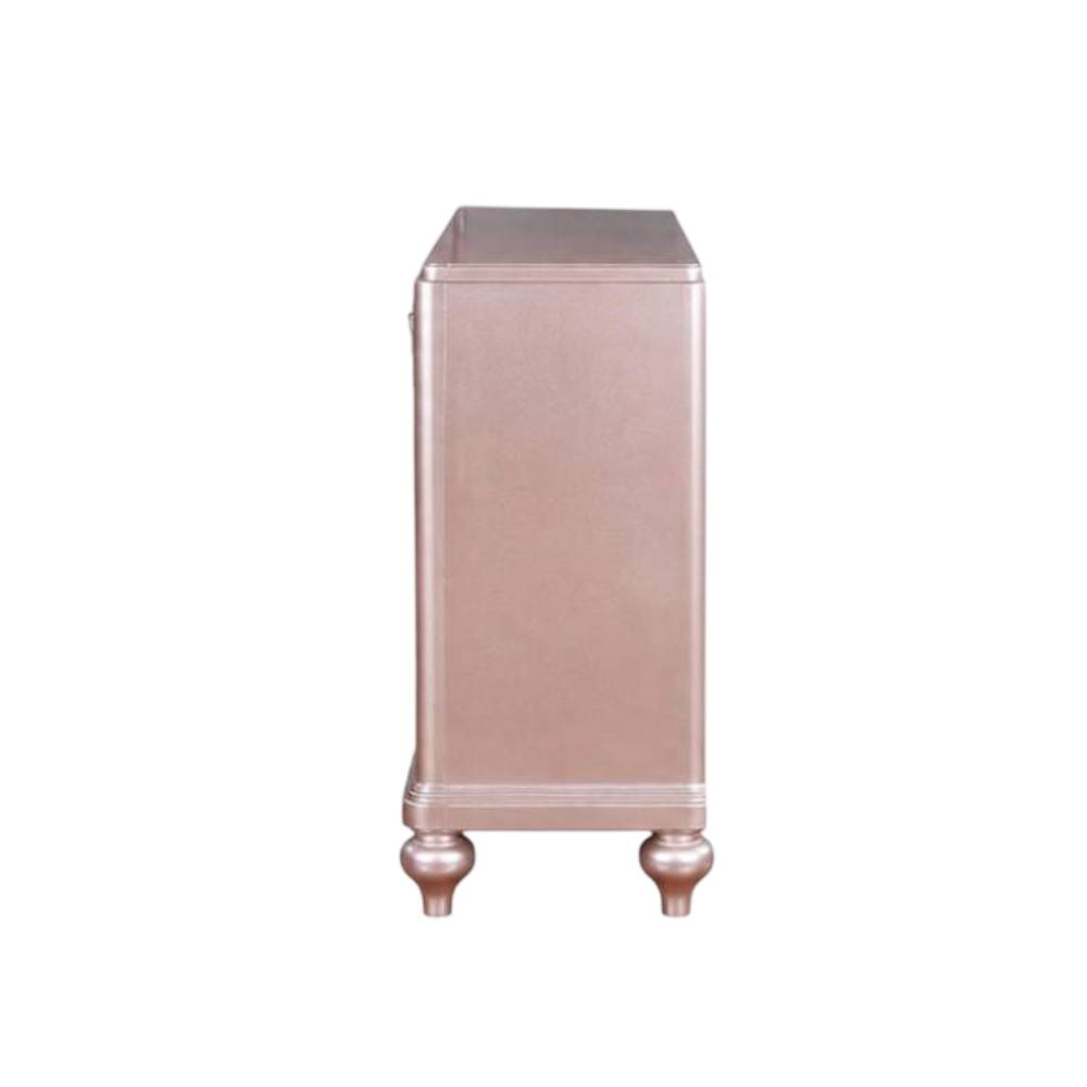Ariston Dresser with 7 Drawers by Furniture of America - Pink