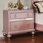 Ariston Nightstand with 2 Drawers by Furniture of America - Pink