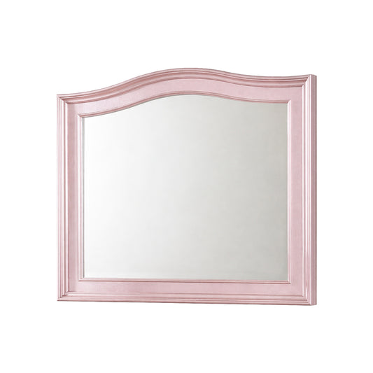 Gabrielle Mirror by Furniture of America - Pink