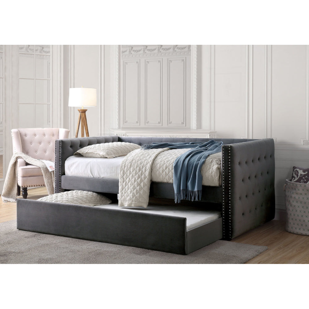 Susanna Twin Daybed by Furniture of America - Gray