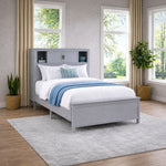 Youth Explorer Full Bookcase Platform Bed with Hidden Desk by Homelegance
