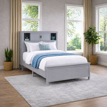 Youth Explorer Full Bookcase Platform Bed with Hidden Desk by Homelegance