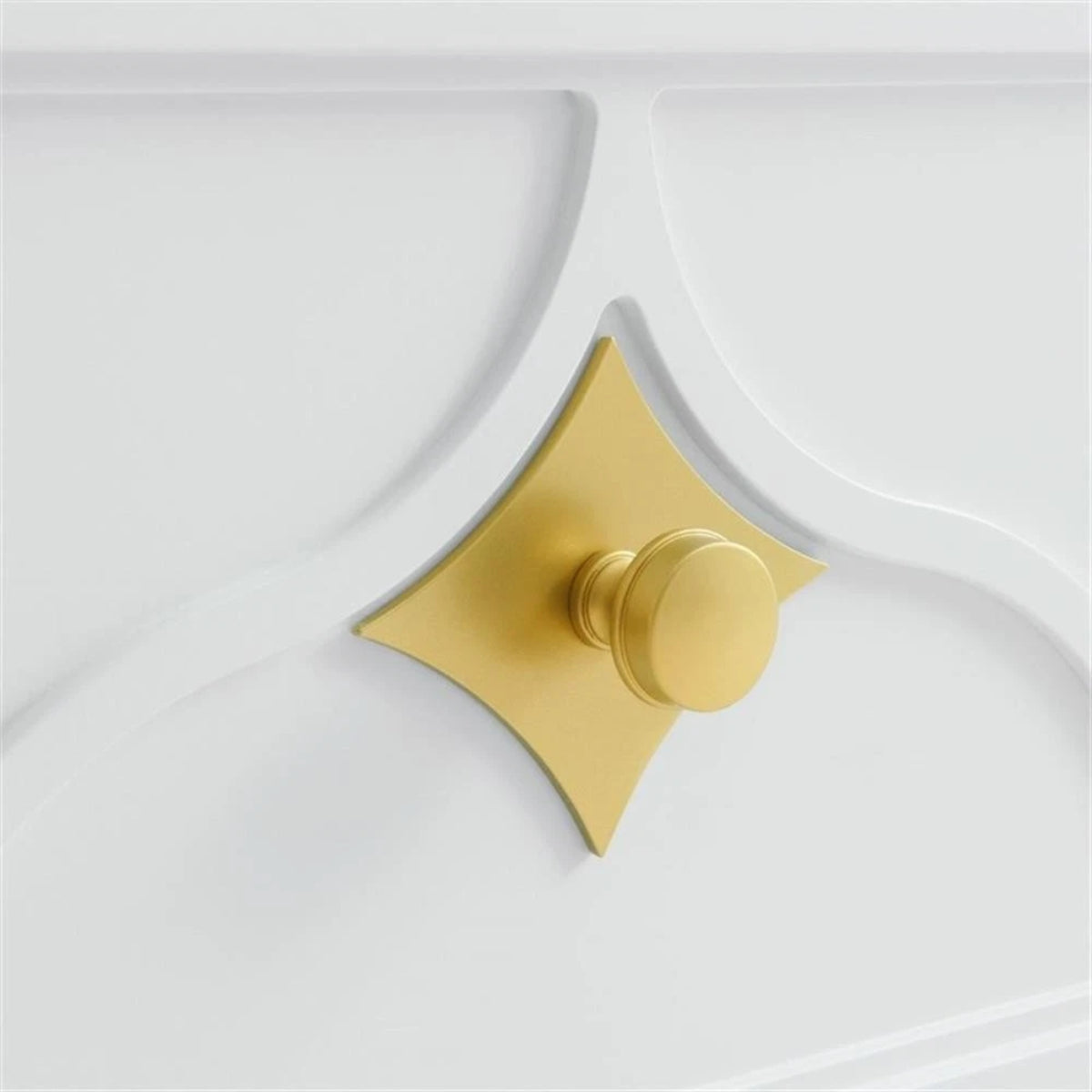 Emma Lingerie Chest with 5 Drawers by Martin Svensson Home - White/Gold