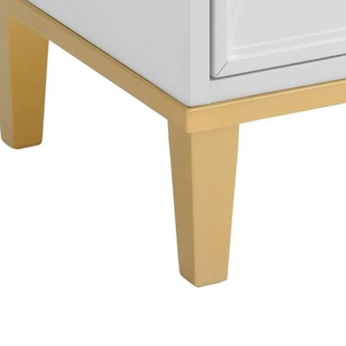 Emma Lingerie Chest with 5 Drawers by Martin Svensson Home - White/Gold