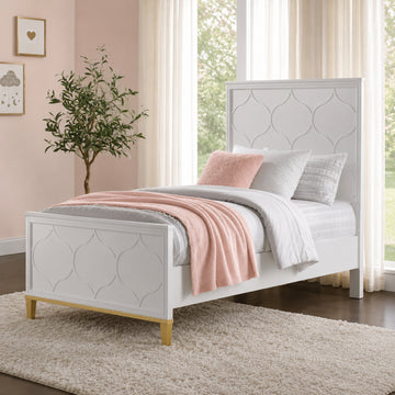 Emma Twin Size Bed by Martin Svensson Home - White