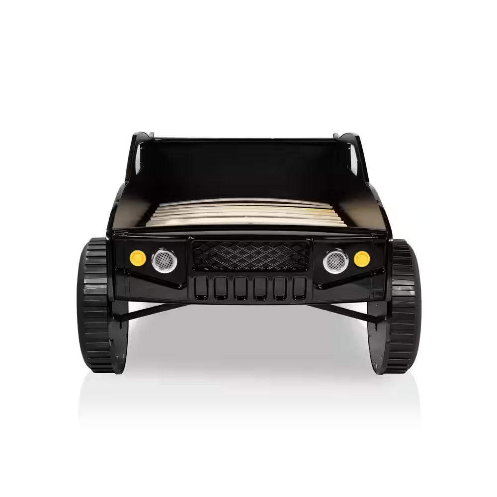 Speed Jump Twin Size Off-Road Car Bed by Furniture of America - Black