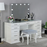 Valentina Vanity Set by Furniture of America - White
